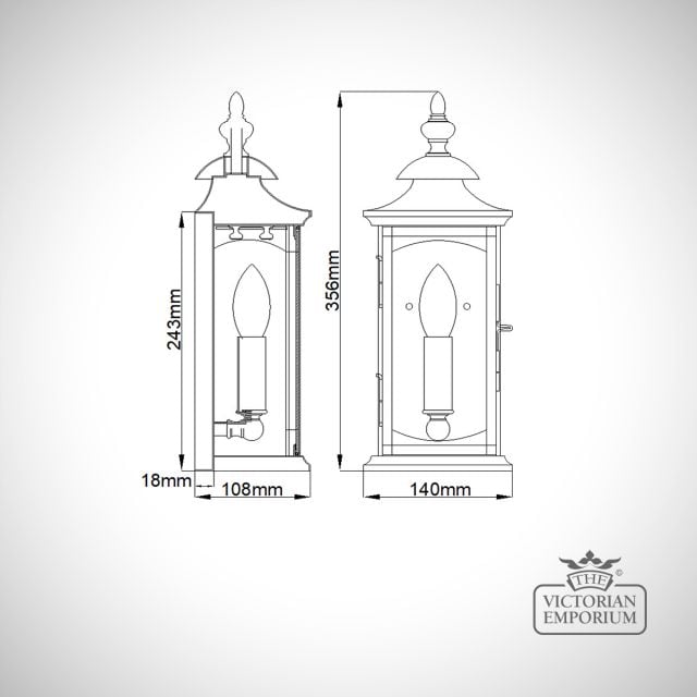 Market Square Wall Lantern Ld Qn Market Square S