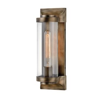 Pearson Wall Lantern In Painted Burnished Bronze Qn Pearson M Bu