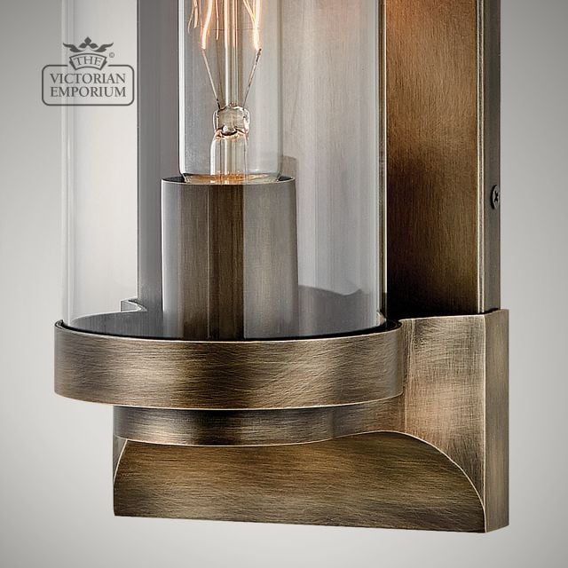 Pearson Wall Lantern In Painted Burnished Bronze Qn Pearson M Bu Detail3