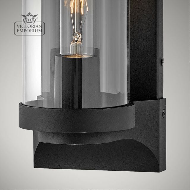 Pearson Wall Lantern In Textured Black Qn Pearson M Tk Detail3