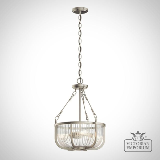Roux Vintage Style Ceiling Pendant  Qn Roux3 Bn