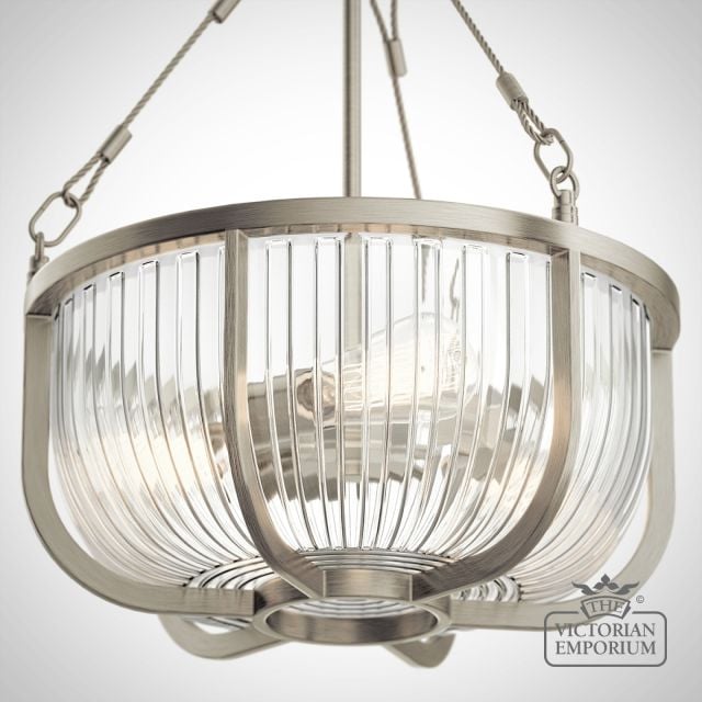 Roux Vintage Style Ceiling Pendant  Qn Roux3 Bn Detail1