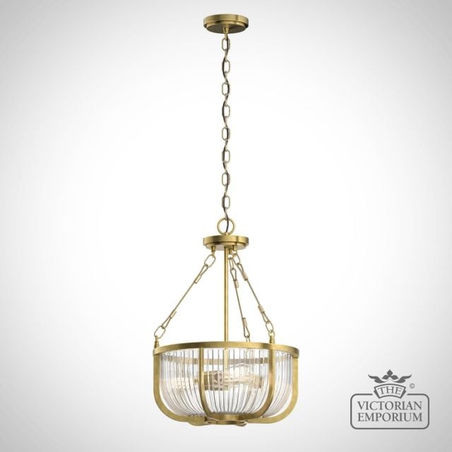 Roux Vintage Style Ceiling Pendant  Qn Roux3 Nbr