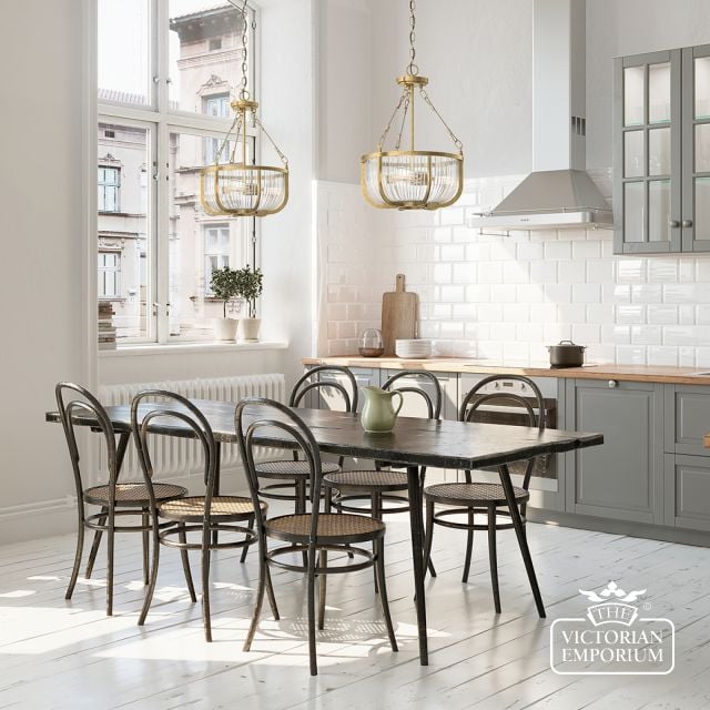 Roux Vintage Style Ceiling Pendant  Qn Roux3 Nbr Insitu1