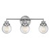 Poppy Triple Bathroom Wall Light in Polished Chrome qn poppy3 pc bath