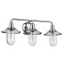 Rigby Triple Bathroom Wall Light in Polished Chrome qn rigby3 bath pc off