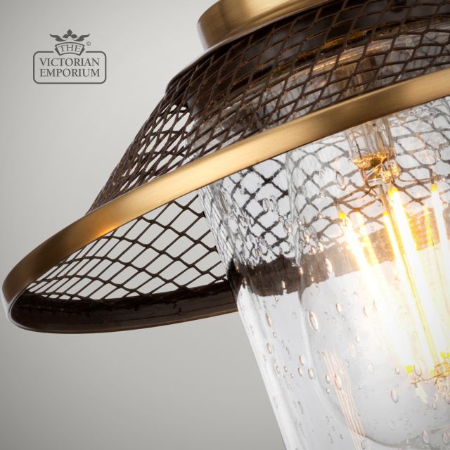Rigby Double Bathroom Wall Light In Antique Nickel And Heritage Brass. Qn Rigby2 Bath An Detail4