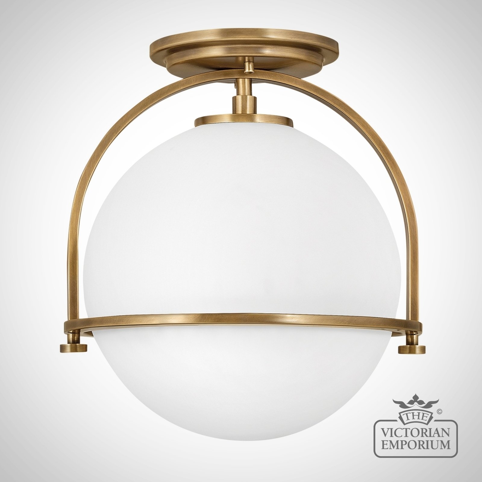 Somerset Flush Mount Light In A Choice Of Finishes With A Choice Of Opal Or Clear Seeded Glass