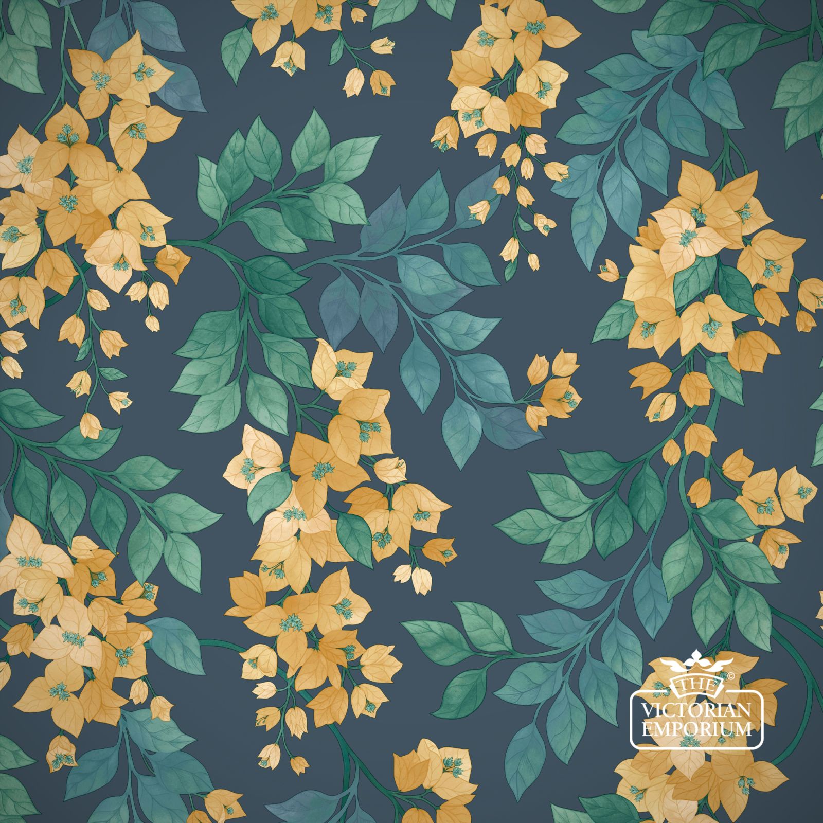 Bougainvillea wallpaper in a choice of 4 colourways