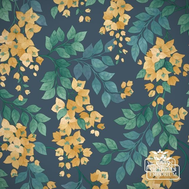 Bougainvillea wallpaper in a choice of 4 colourways