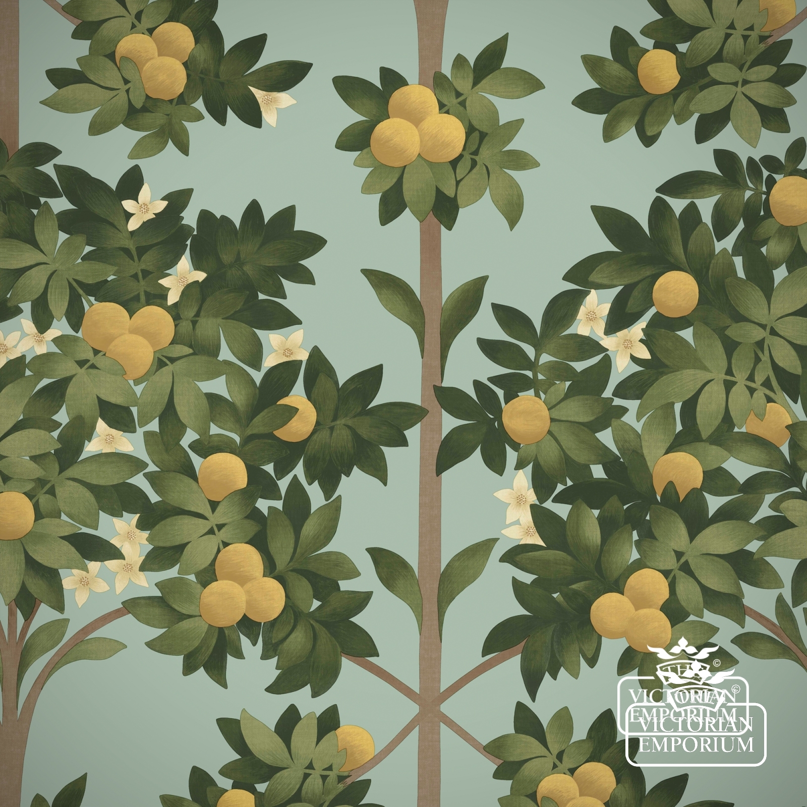 Orange Blossom wallpaper in a choice of 4 colourways