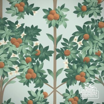 Orange Blossom wallpaper in a choice of 4 colourways