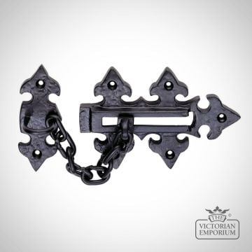 Decorative Black Antique Door Chain Security Lock