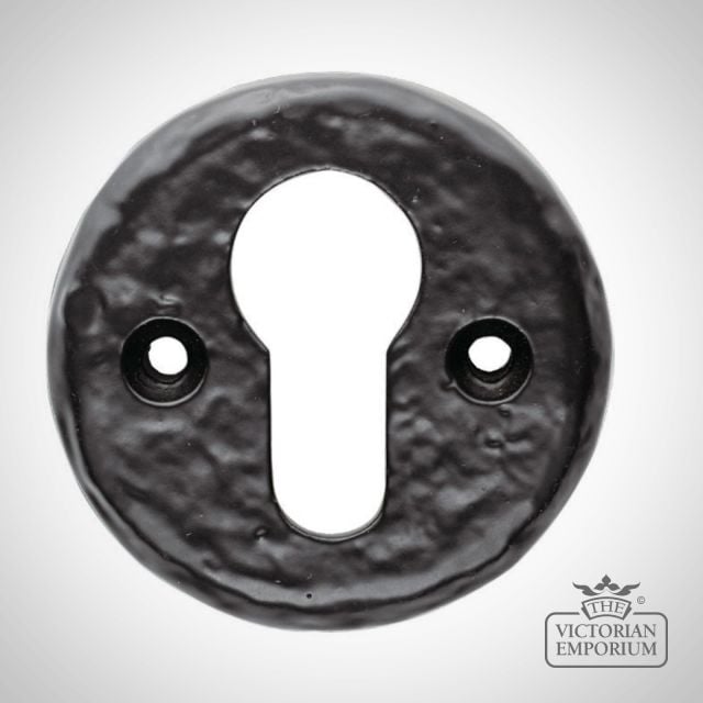 Circular Escutcheon - Black Antique