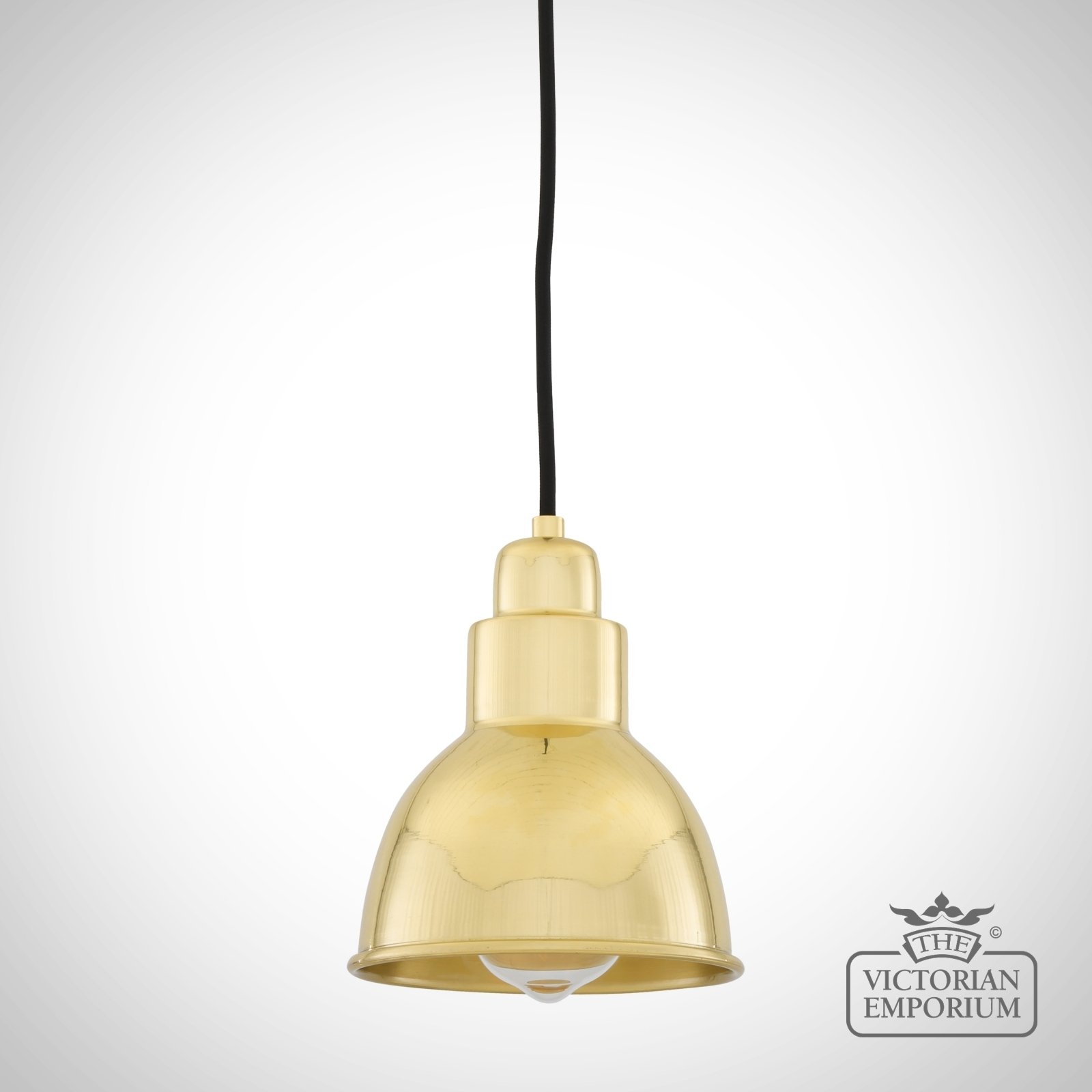Baku Vintage Brass Pendant in a choice of finishes