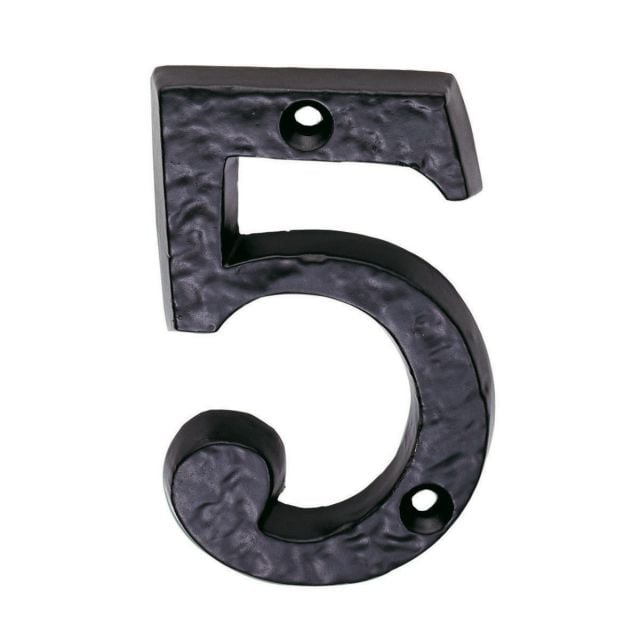 Numerals (black antique) - House Numbering for Outside Doors and Gates