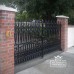 Gate Castiron Driveway Pedestrian Railings Stewart Dumfries Collectiont Traditional Victorian Old Classical Gilberton Insitu 2
