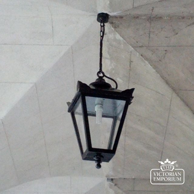 H22 Traditional Hanging Light 0.9m Galvanised Steel(3)