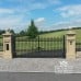 Gate Castiron Driveway Pedestrian Railings Stewart Dumfries Collectiont Traditional Victorian Old Classical Stirling Insitu 3