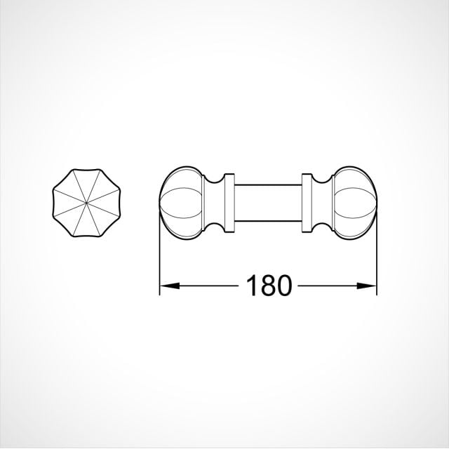 Driveway gate handle