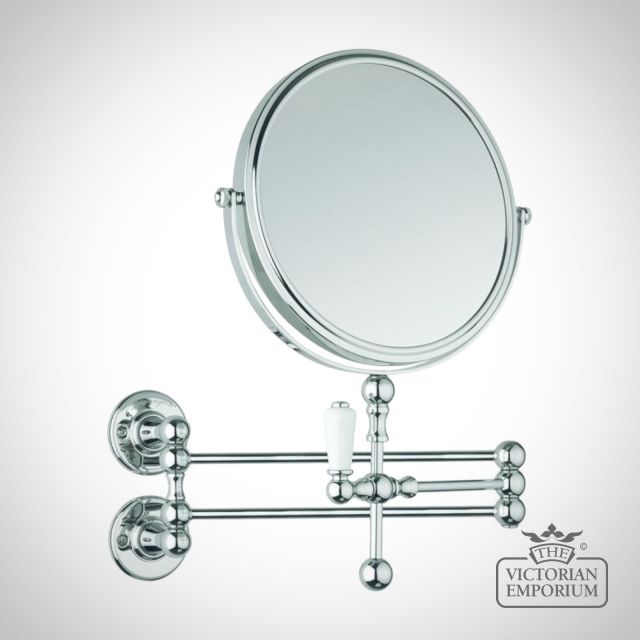 Traditional Wall Mounted 3x Magnifying Bathroom Mirror