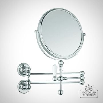 Traditional Wall Mounted 3x Magnifying Bathroom Mirror