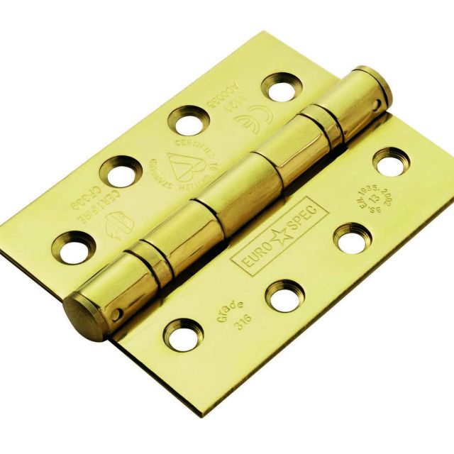 Ball Bearing Hinge in brass or steel and a choice of sizes