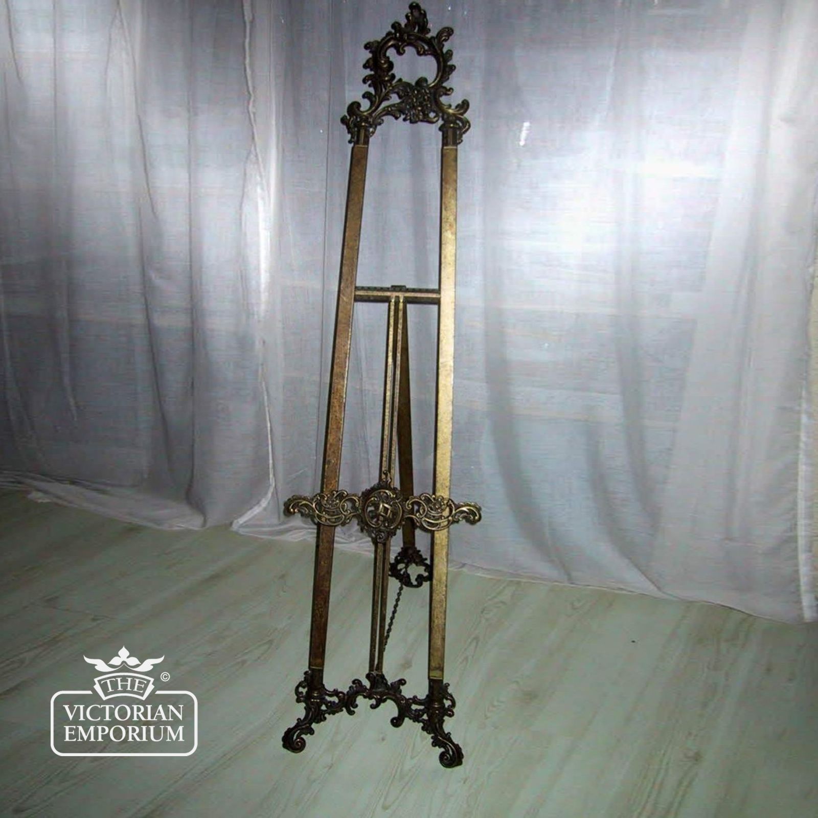 Large silver plated solid brass giant easel
