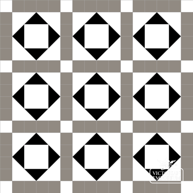 Lockwood Grey White Black