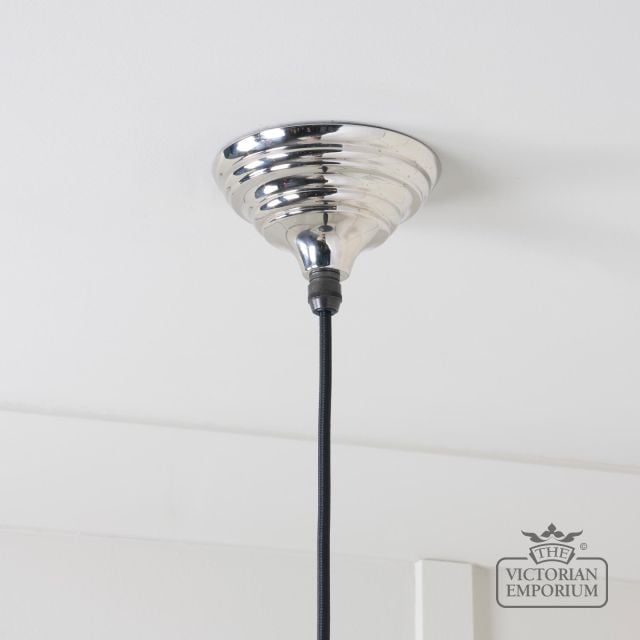 Harlow Pendant Light In Hammered Nickel 45472 5 L