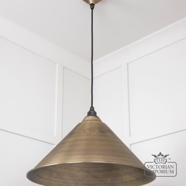 Hockliffe Pendant Light In Aged Brass 49499 2 L
