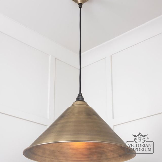 Hockliffe Pendant Light In Aged Brass 49499 3 L