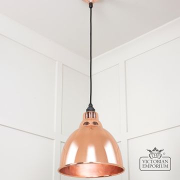 Brindle Pendant Light In Smooth Copper 49500s 2 L