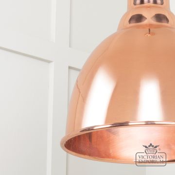 Brindle Pendant Light In Smooth Copper 49500s 4 L