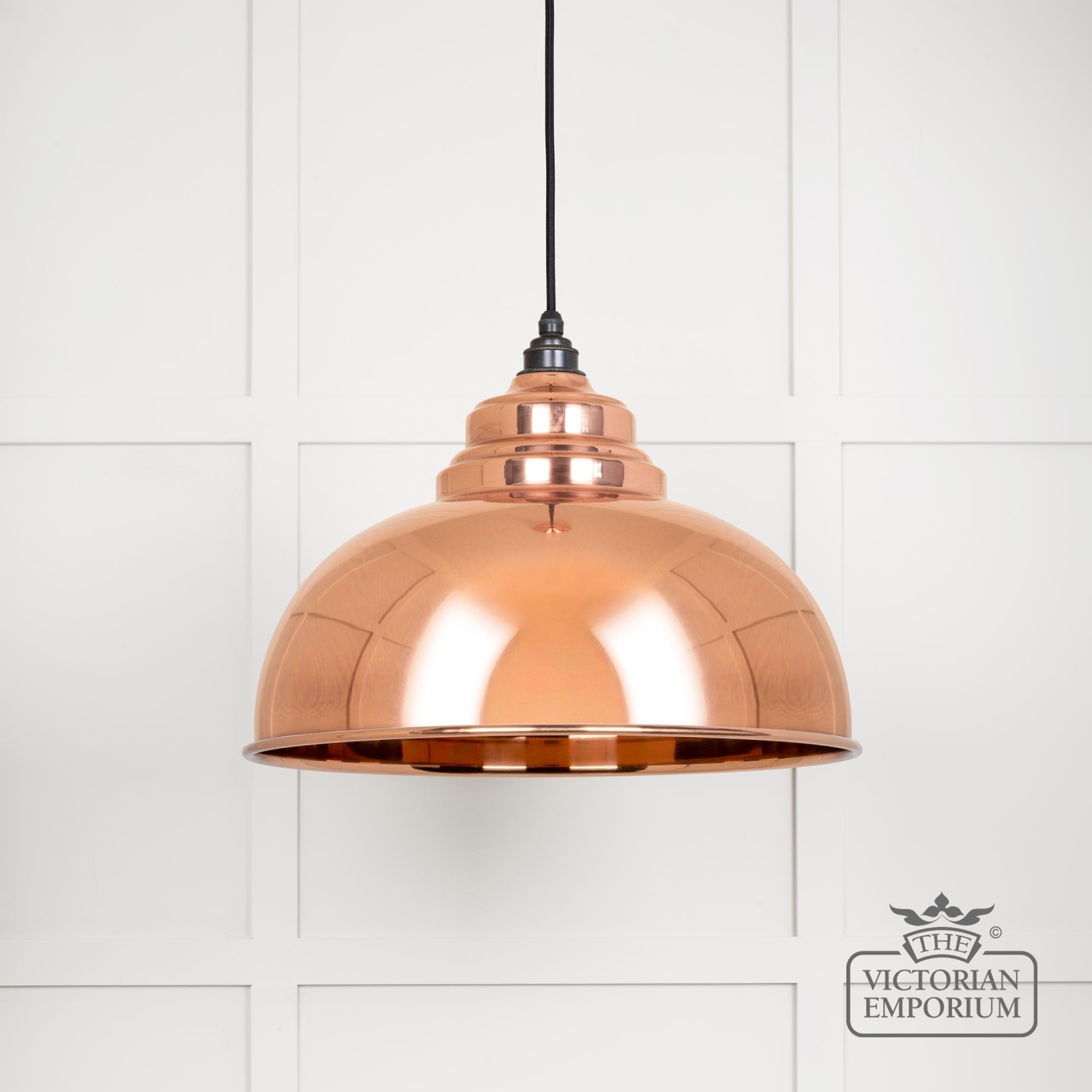 Harlow Pendant Light in Smooth Copper