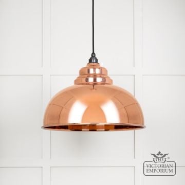 Harlow Pendant Light In Smooth Copper 49501s 1 L