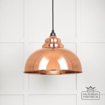 Harlow Pendant Light In Smooth Copper 49501s Main L