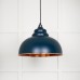 Harlow pendant light in smooth copper with Dusk exterior 49501sdu 1 l