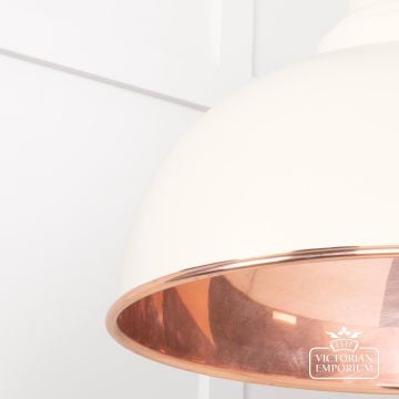 Harlow Pendant Light In Smooth Copper With Teasel Exterior 49501ste 4 L