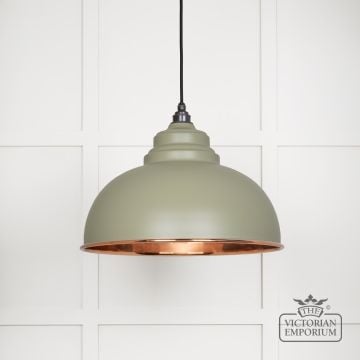 Harlow Pendant Light In Smooth Copper With Tump Exterior 49501stu Main L