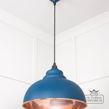 Harlow Pendant Light In Smooth Copper With Upstream Exterior 49501su 2 L