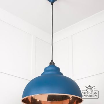 Harlow Pendant Light In Smooth Copper With Upstream Exterior 49501su 3 L