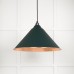 Hockliffe pendant light in Dingle and hammered copper 49503di 1 l