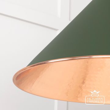 Hockliffe Pendant Light In Heath And Hammered Copper 49503h 4 L