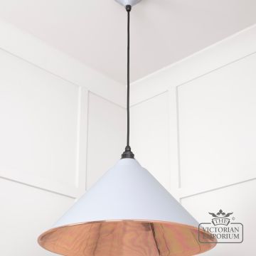 Hockliffe Pendant Light In Birch And Smooth Copper 49503sbi 3 L