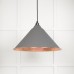 Hockliffe pendant light in Bluff and smooth copper 49503sbl 1 l