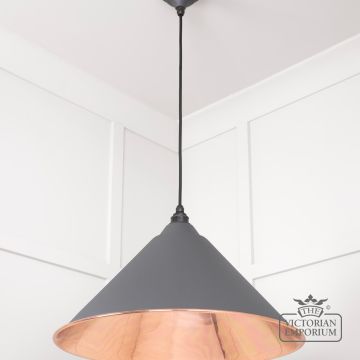 Hockliffe Pendant Light In Bluff And Smooth Copper 49503sbl 2 L