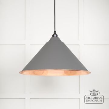 Hockliffe Pendant Light In Bluff And Smooth Copper 49503sbl Main L