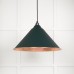 Hockliffe pendant light in Dingle and smooth copper 49503sdi 1 l