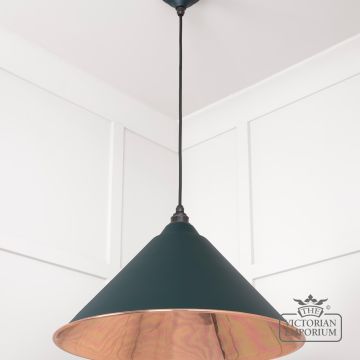 Hockliffe Pendant Light In Dingle And Smooth Copper 49503sdi 3 L
